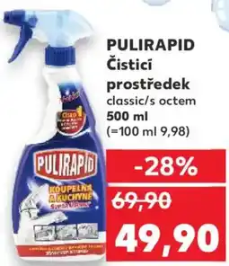Kaufland PULIRAPID Čisticí prostředek nabídka