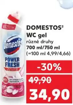 Kaufland DOMESTOS² WC gel nabídka