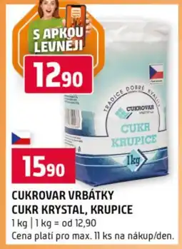 Terno Cukrovar vrbátky cukr krystal, krupice nabídka