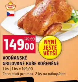 Terno Vodňanské grilované kuře kořeněné nabídka