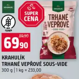 Terno Krahulik trhané vepřové sous-vide nabídka