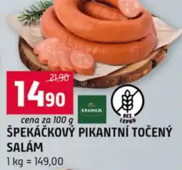 Terno Špekáčkový pikantní točený salám nabídka