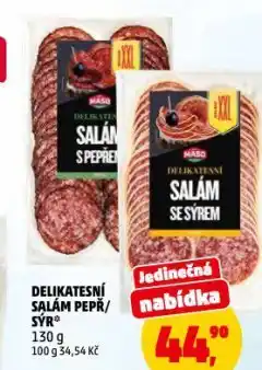 Penny Market Delikatesní salám sýr nabídka