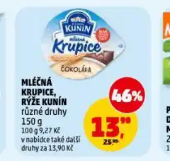 Penny Market Kunín mléčná rýže nabídka