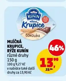 Penny Market Kunín mléčná krupice nabídka