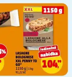 Penny Market Lasagne bolognese nabídka