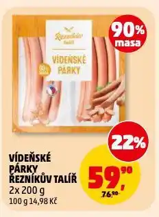 Penny Market Vídeňské párky nabídka