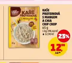 Penny Market Proteinová kaše s mangem a chia crip crop nabídka