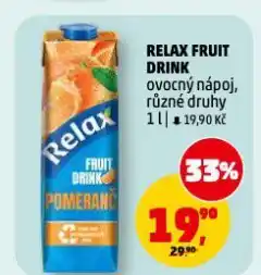 Penny Market Relax fruit drink nabídka