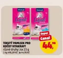 Penny Market Vitakraft tekutý pamlsek pro kočky nabídka
