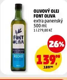Penny Market Olivový olej font oliva nabídka