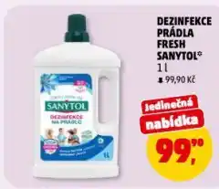 Penny Market Sanytol dezinfekce prádla fresh nabídka