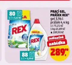 Penny Market Rex prací prášek nabídka