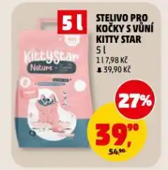 Penny Market Kitty star stelivo pro kočky nabídka