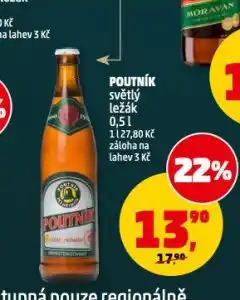 Penny Market Pivo poutník nabídka