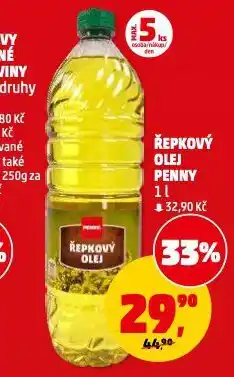 Penny Market Řepkový olej nabídka