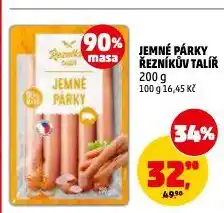 Penny Market Jemné párky nabídka