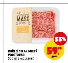 Penny Market Kuřecí steak mletý nabídka