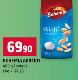 Terno Bohemia arašídy nabídka