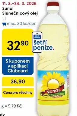 Tesco Sunol Slunečnicový olej nabídka