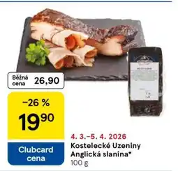 Tesco Kostelecké Uzeniny Anglická slanina nabídka