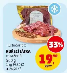 Penny Market KUŘECÍ JÁTRA mražená nabídka