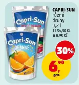 Penny Market Capri-Sun různé druhy nabídka