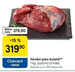 Tesco Hovězí plec kulatá nabídka