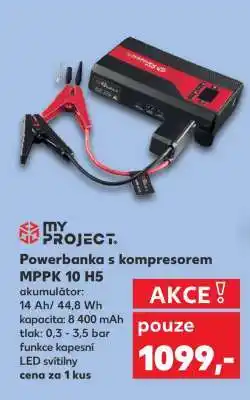 Kaufland Powerbanka s kompresorem MPPK 10 H5 nabídka