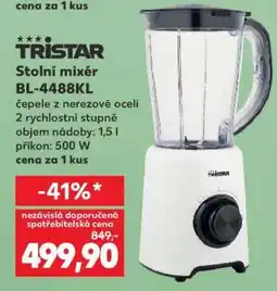 Kaufland TRISTAR Stolní mixér BL-4488KL nabídka