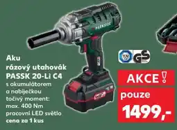 Kaufland Aku rázový utahovák PASSK 20-Li C4 nabídka