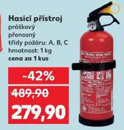 Kaufland Hasicí přístroj nabídka