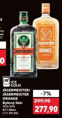 Kaufland Jägermeister, Jägermeister Orange nabídka