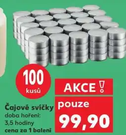 Kaufland Čajové svíčky nabídka