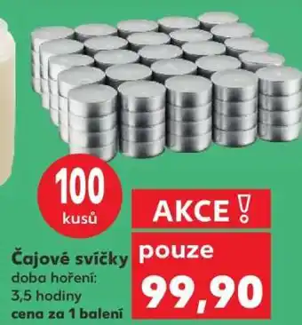 Kaufland Čajové svíčky nabídka