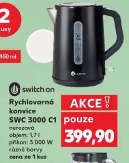 Kaufland Rychlovarná konvice SWC 3000 C1 nabídka