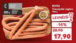 Kaufland BIVOJ Trampské cigáro 100 g nabídka