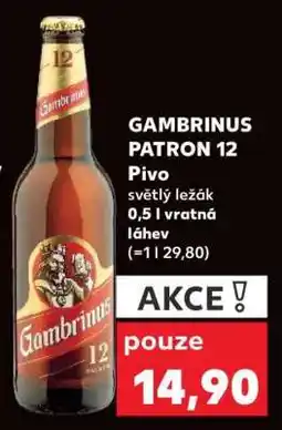 Kaufland Gambrinus Patron 12 nabídka