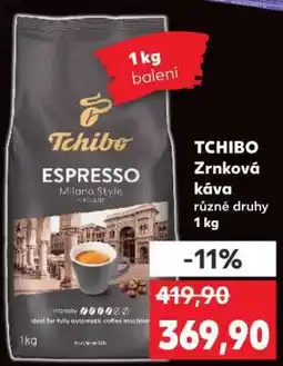 Kaufland TCHIBO Zrnková káva nabídka