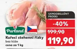 Kaufland Kuřecí stehenní řízky bez kůže nabídka