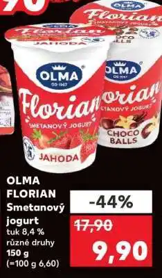 Kaufland Olma Florian smetanový jogurt nabídka