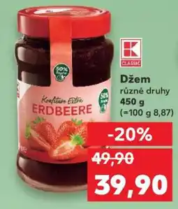 Kaufland Džem různé druhy 450 g nabídka