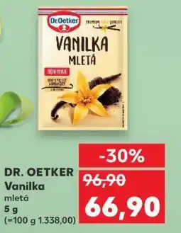 Kaufland Dr. Oetker Vanilka Mletá nabídka