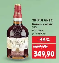 Kaufland TRIPULANTE Rumový elixír nabídka