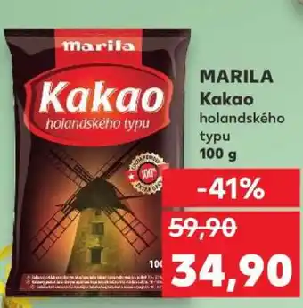 Kaufland MARILA Kakao holandského typu 100 g nabídka
