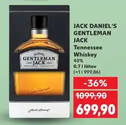 Kaufland Jack Daniel‘s Gentleman Jack nabídka