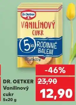 Kaufland DR.OETKER Vanilínový cukr 5x20 g nabídka
