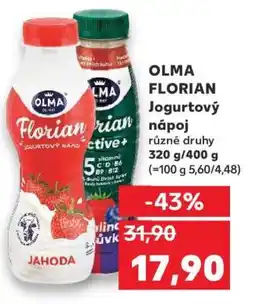 Kaufland Olma Florian jogurtový nápoj nabídka