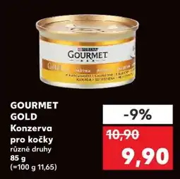 Kaufland GOURMET GOLD Konzerva pro kočky nabídka