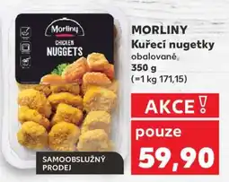 Kaufland MORLINY Kuřecí nuggetky obalované nabídka